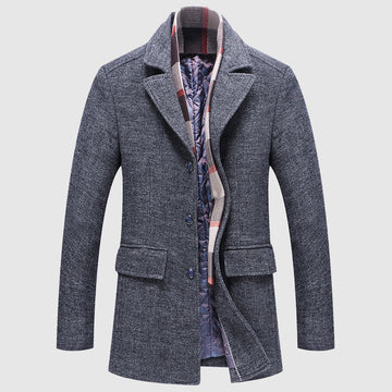 Men's warm and comfortable coat