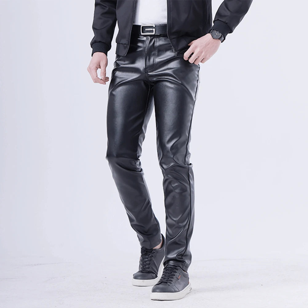 Johnny - Trendy Leather Pants