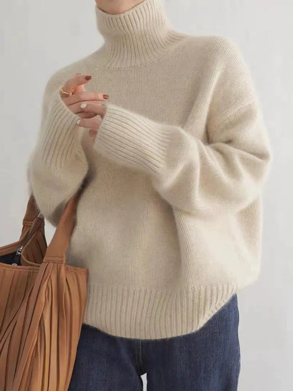 Isla Turtleneck Sweater | Relaxed Fit Casual Sweater