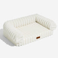 Ribbed Bolstered Pet Sofa Bed