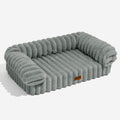 Ribbed Bolstered Pet Sofa Bed
