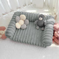 Ribbed Bolstered Pet Sofa Bed