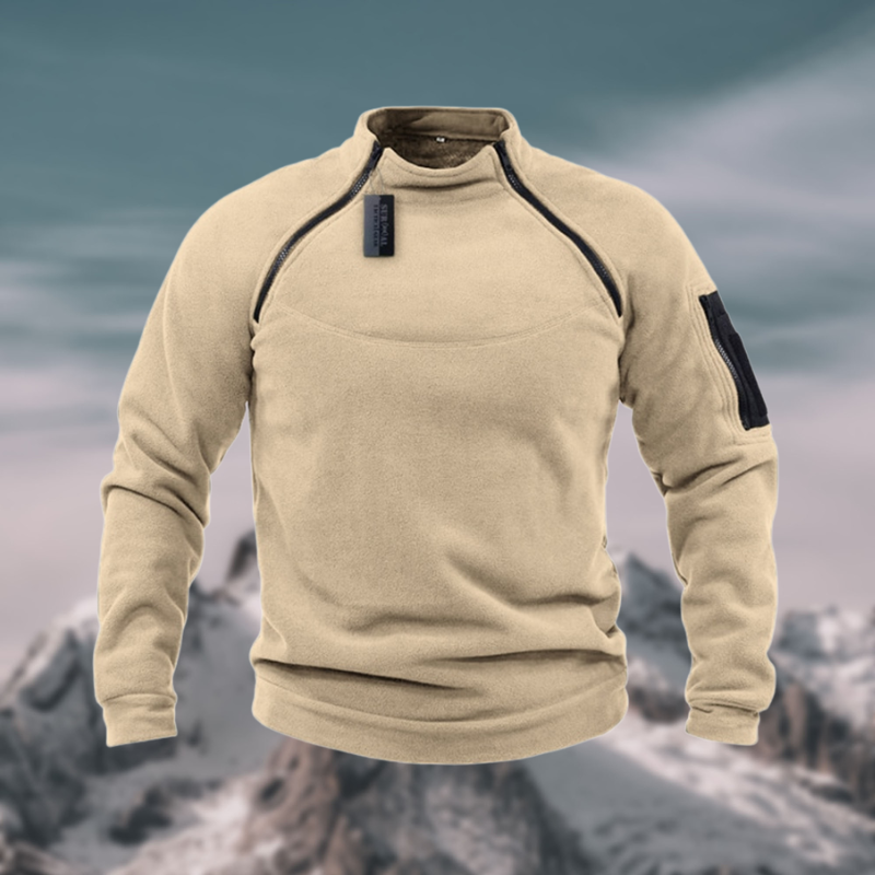 Men's windproof & tactical winter fleece sweater