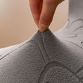 Stretch Knit Embossed Form-Fitting Dining Chair Cover