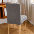 Stretch Knit Embossed Form-Fitting Dining Chair Cover