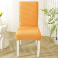 Stretch Knit Embossed Form-Fitting Dining Chair Cover