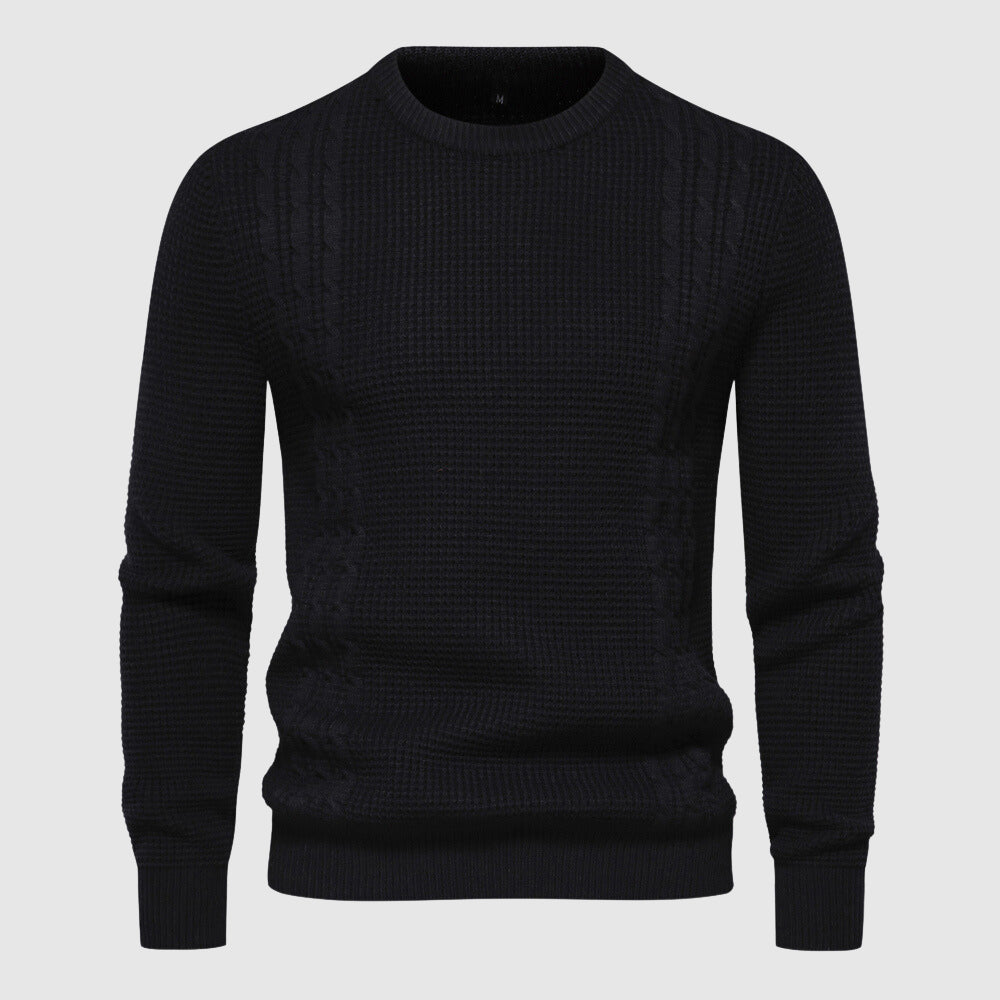 Knit pullover for cold weather for men