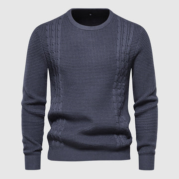 Knit pullover for cold weather for men