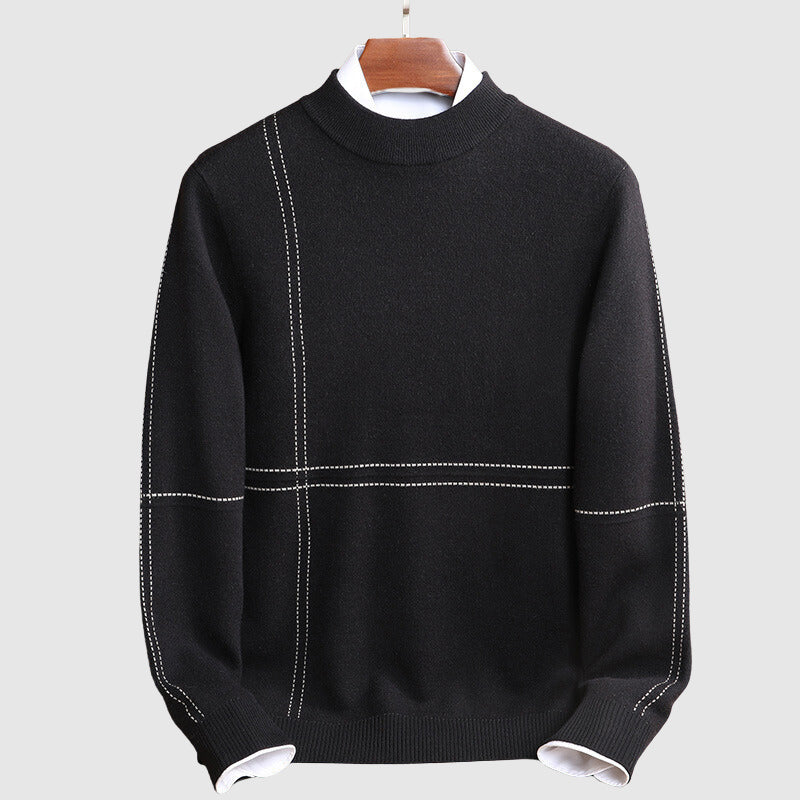 Men's  long sleeve knitted sweater