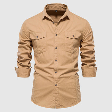 Kallum - Men's Solid Casual Shirt