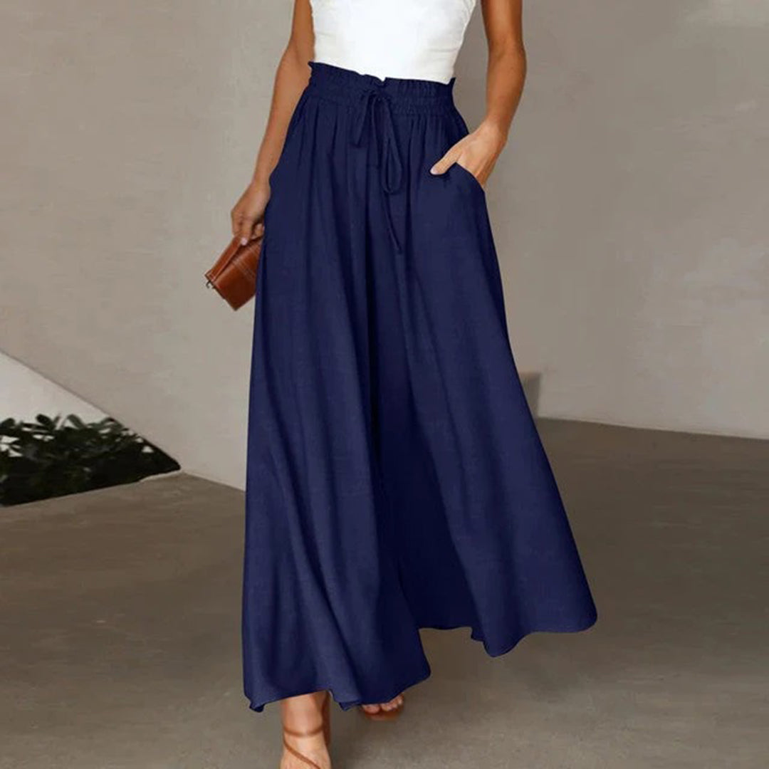 Chantal - Wide Leg Drawstring Pants