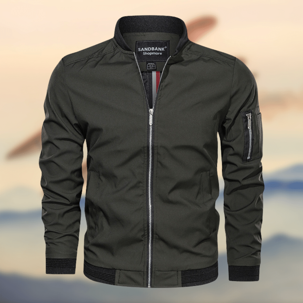 Men's lightweight bomber jacket for a modern street style