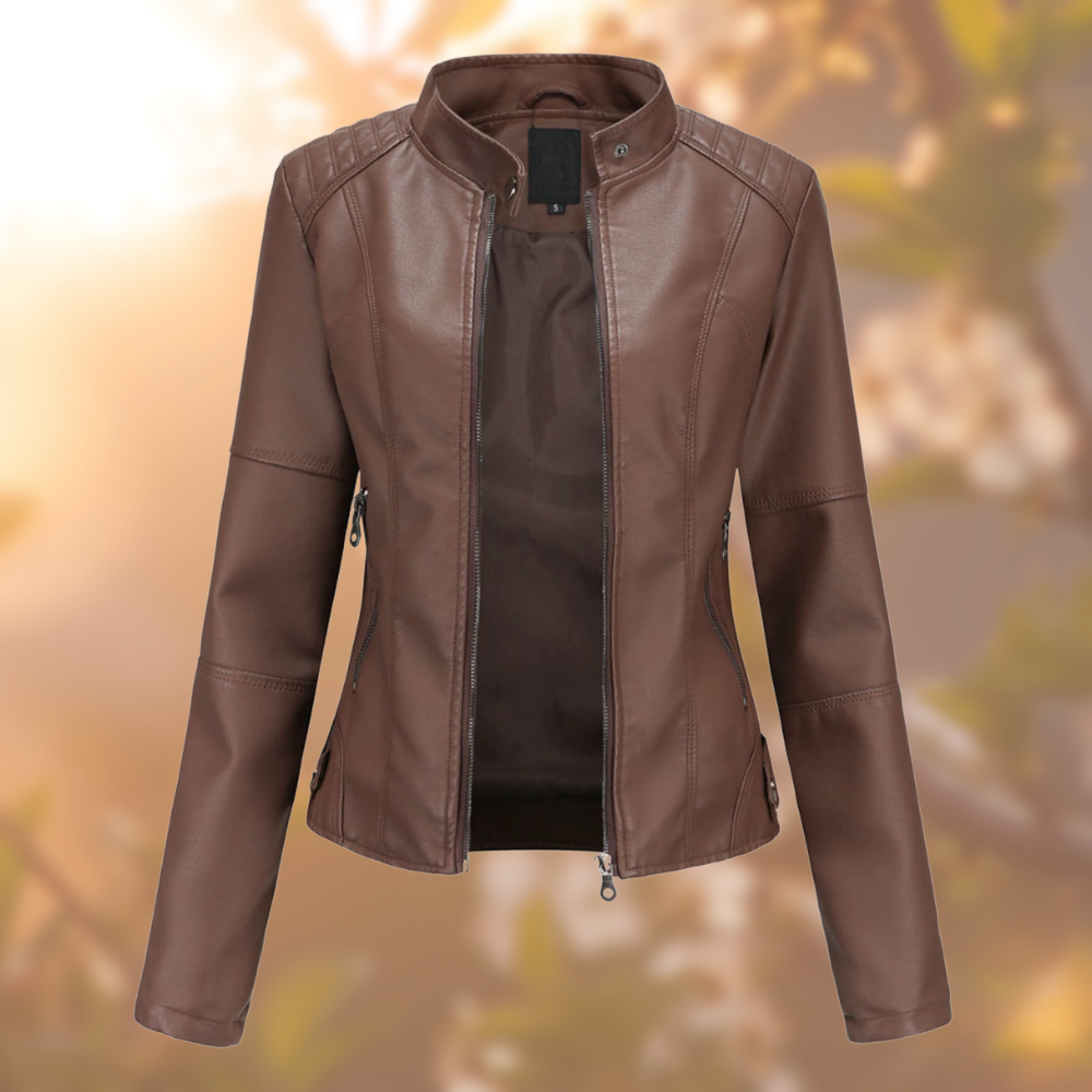 Meja - Elegant Leather Jacket