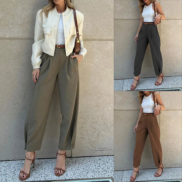 Agnes - High-Waisted Trousers