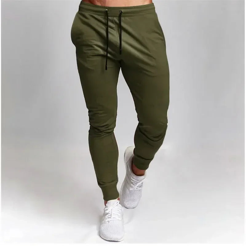 Elastic Waist Jogger Pants - Stretch Fit Athleisure Trousers for Comfort