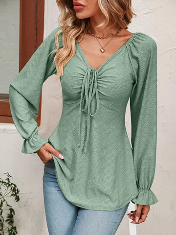 Leona - Elegant Textured Blouse