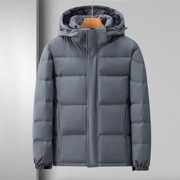 Winter hooded down jacket for men and women