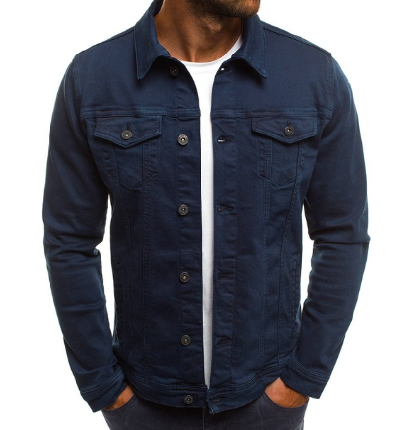 Men's classic denim jacket for casual style