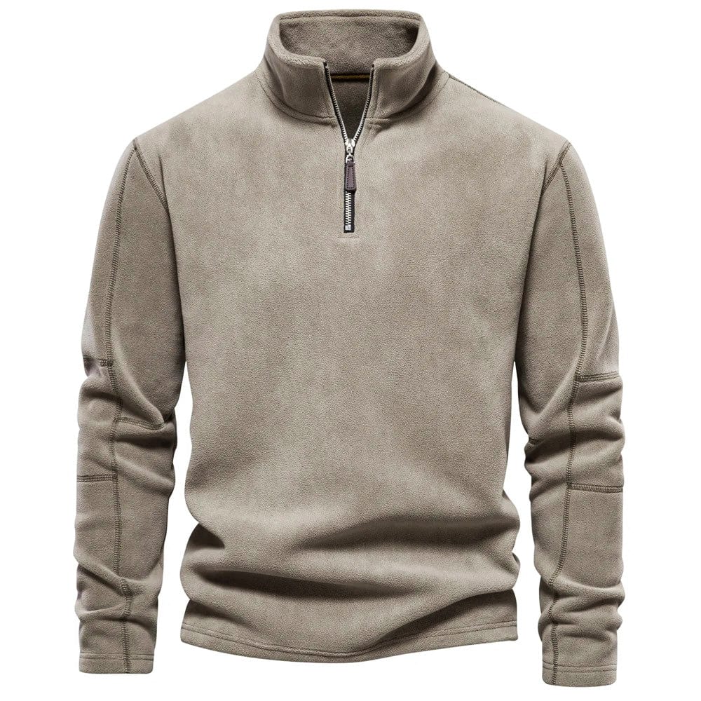 Men's fleece quarter-zip pullover for ultimate comfort