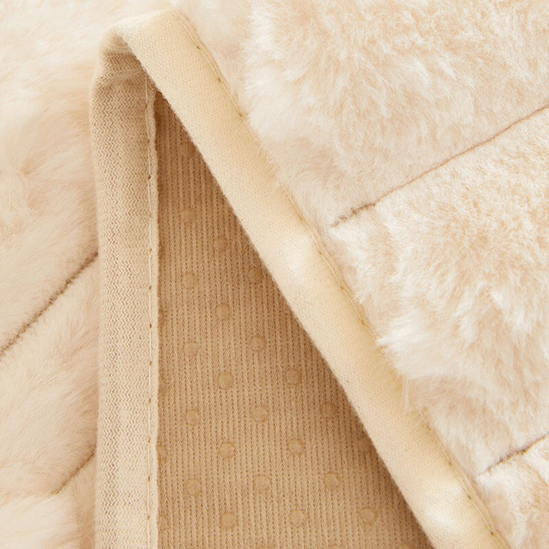 Minimalist Faux Fur High-Pile Sofa Cover