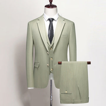 Formal suit ensemble for men