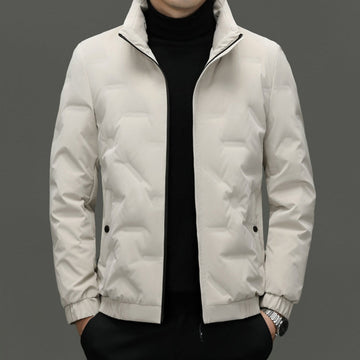 Men's winter loose fit stand-up collar jacket