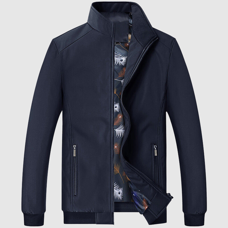 Men's conventional zipper winter jacket