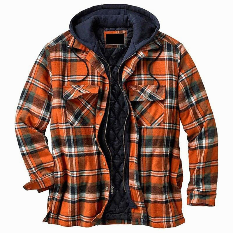 Men's plaid lumberjack jacket