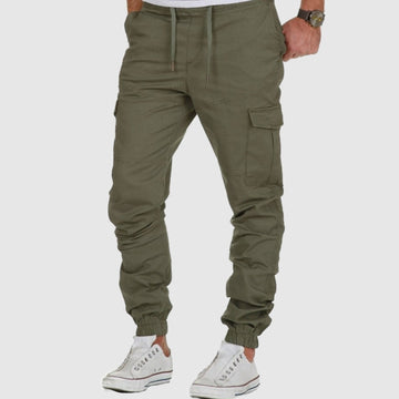 Men's utility trousers with multiple pockets