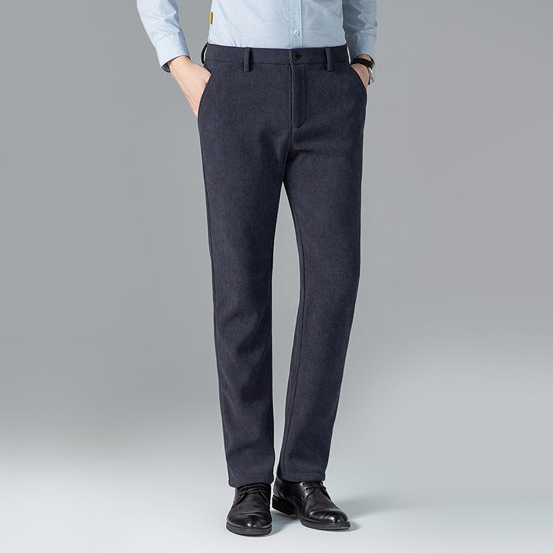 Men's corduroy casual straight fit  pants