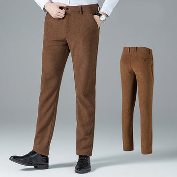 Men's corduroy casual straight fit  pants