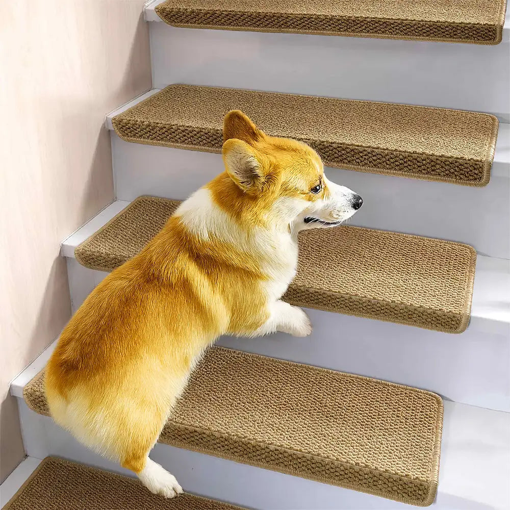 Minimalist Faux Sisal Stair Tread Mat