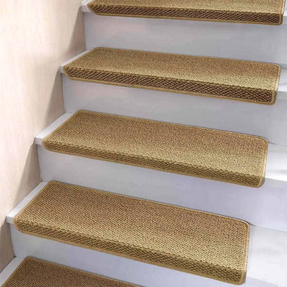 Minimalist Faux Sisal Stair Tread Mat