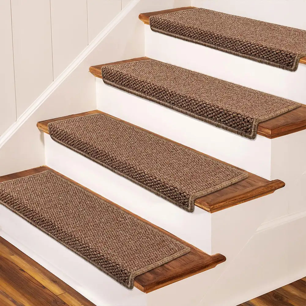 Minimalist Faux Sisal Stair Tread Mat