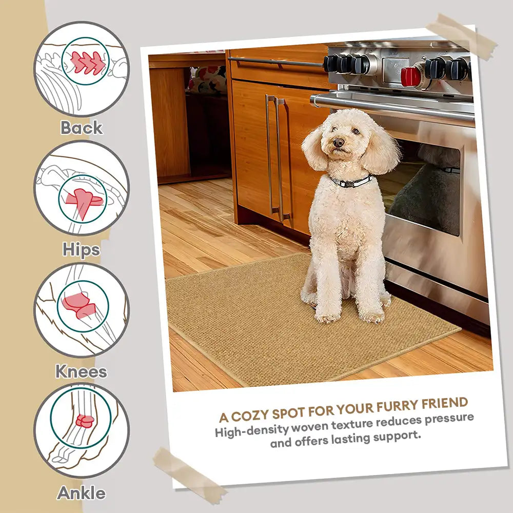 Minimalist Faux Sisal Stair Tread Mat