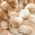 Plush Faux Fur Ribbed Comforter Set