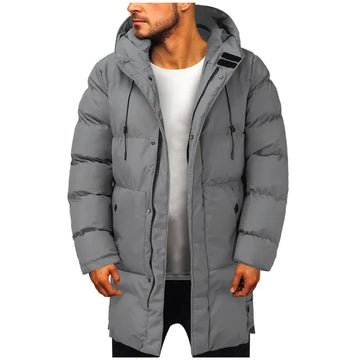 Men's trendy winter casual hooded jacket for outdoor wear