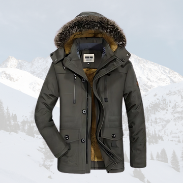 Raphael - men's winter parka with fur hood