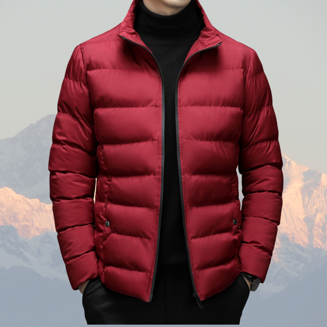 Men’s Lightweight Down Jacket – Insulated, Water-Resistant, Packable Winter Coat