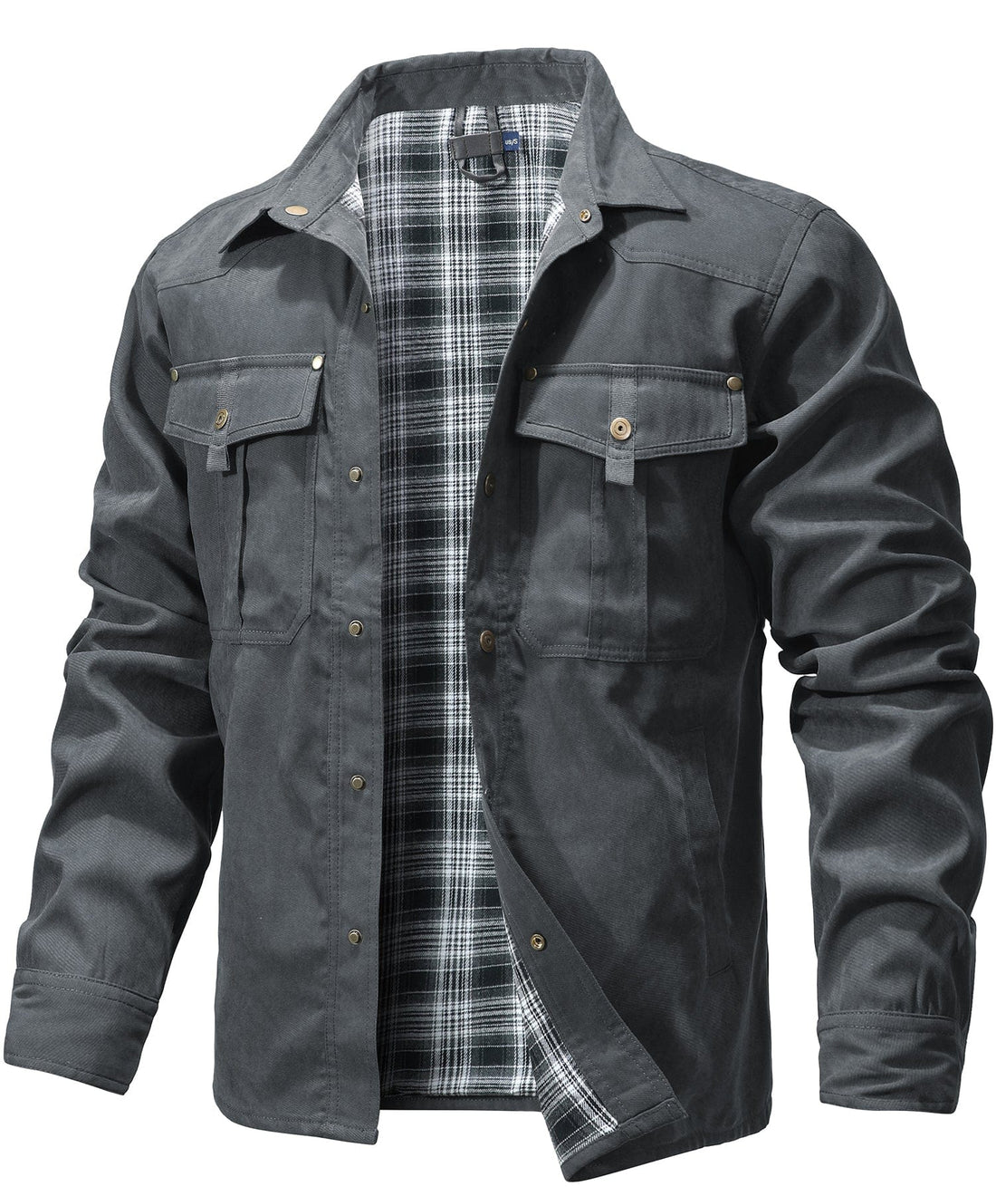Harry Relaxed Fit Utility Jacket | Collared Button Front Jacket