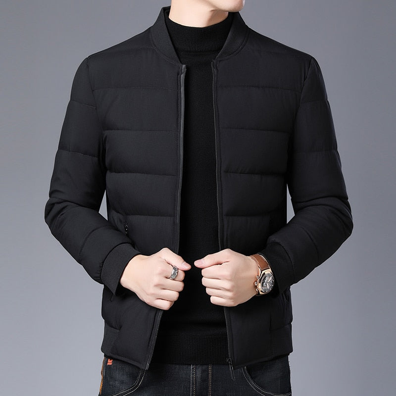 Men's winter quilted streetwear jacket