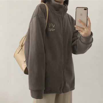 Women's casual oversized jacket