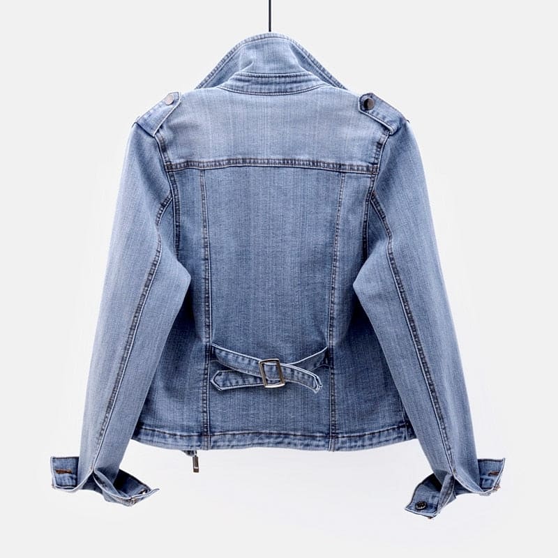 Women's classic denim jacket for everyday edge