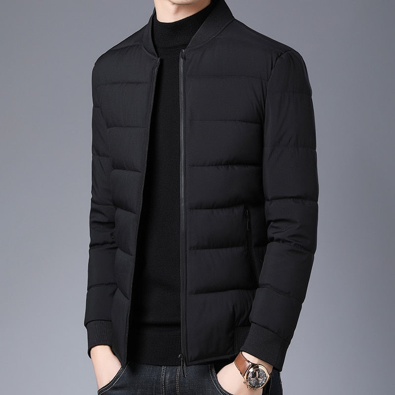 Men's winter quilted streetwear jacket