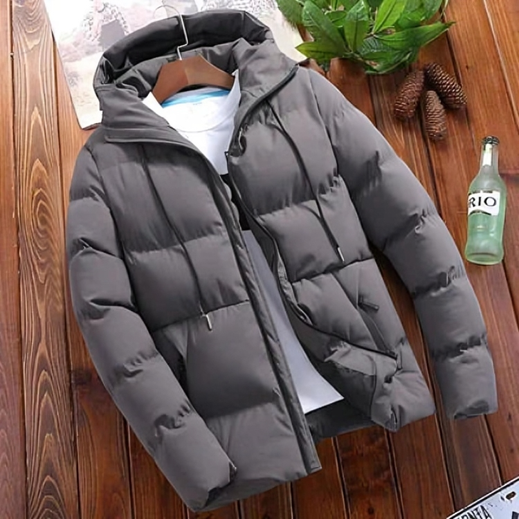 Men's winter puffer jacket for maximum warmth