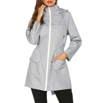 Women's outdoor hooded jacket