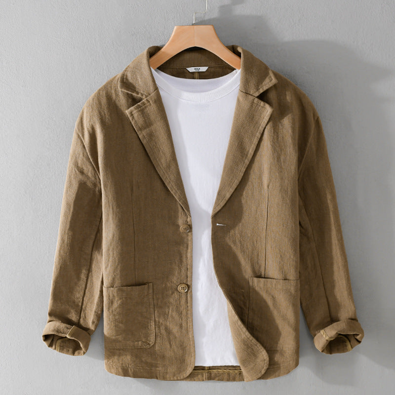 Men's lightweight linen blazer for effortless style