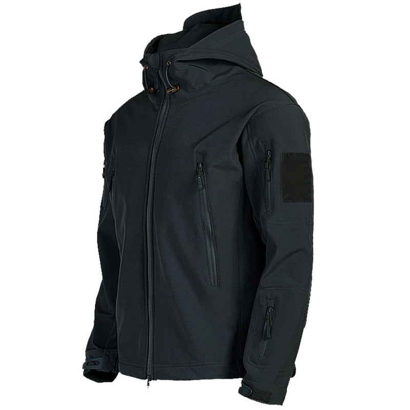 Men's tactical softshell jacket for outdoor adventures