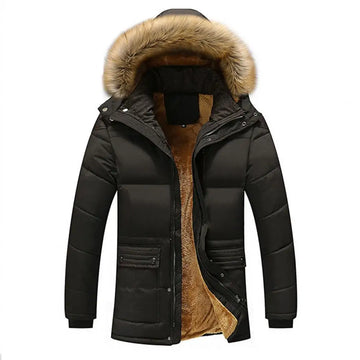 Raymond – winter parka with detachable hood and fleece lining