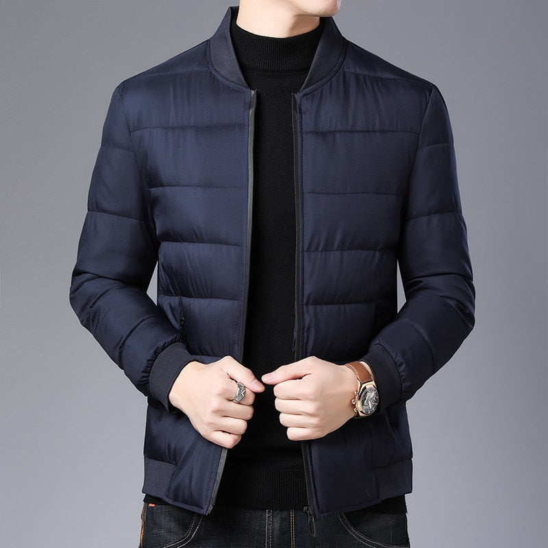 Men's winter quilted streetwear jacket